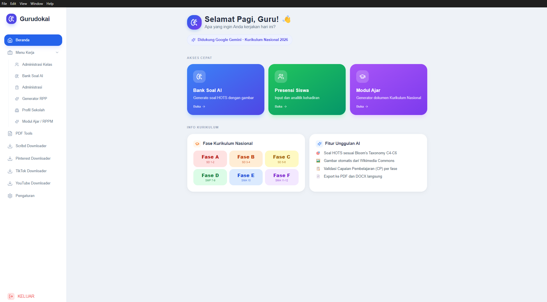 GuruDokAI (SmartGuru) — Akhiri Lelahnya Administrasi, Fokus Kembali Mengajar!